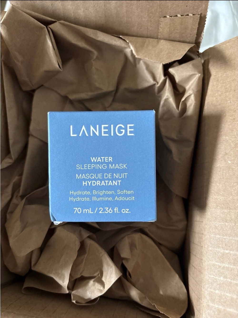 New LANEIGE Water Sleeping Mask for Moisture Barrier Support